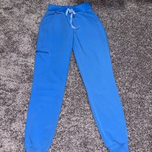 Blue Jogger Scrub Pants